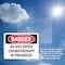 Signmission Do Not Enter Chemotherapy In Progress Danger Sign, Vinyl Decal, 10in W x 7in L, 2PK OS-2PACK-DS-D-710-L-1902 - alternate 6